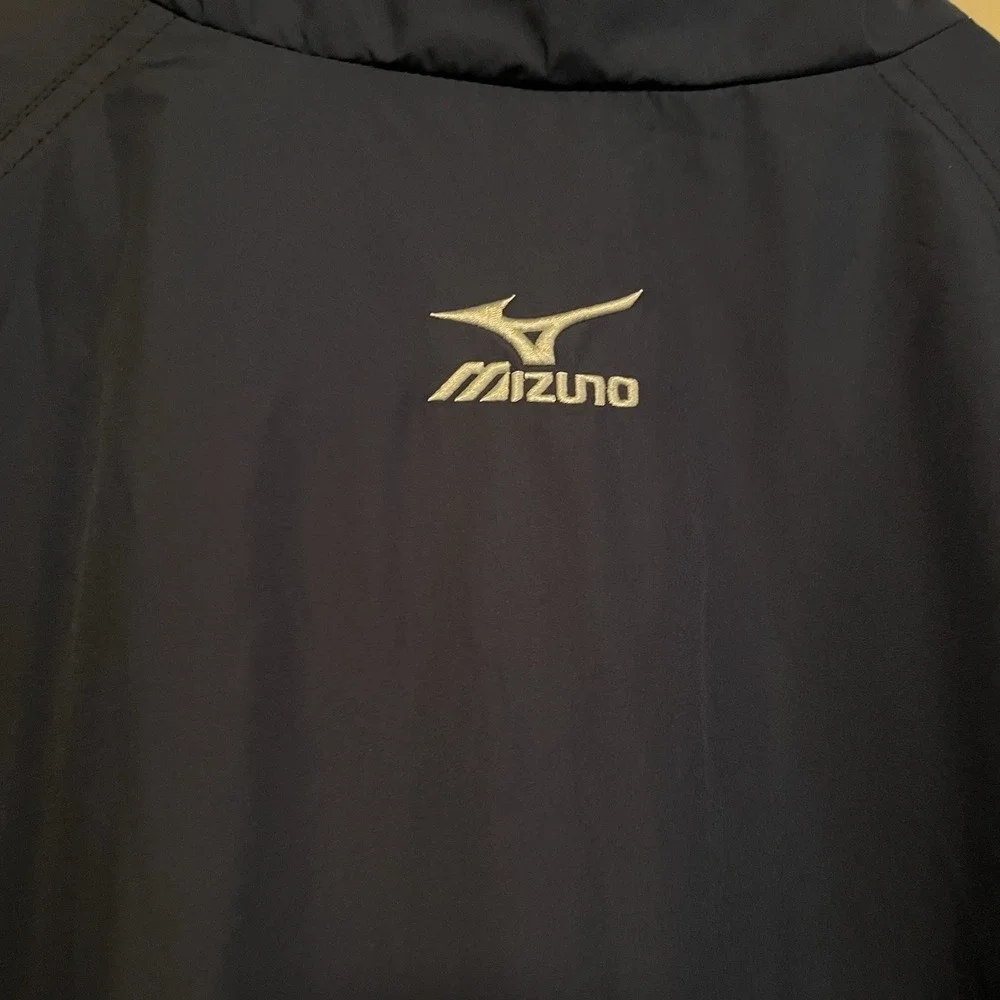 Mizuno Performance 1/4 Zip Pullover Windbreaker Men's XXL Blue Gray Baseball
